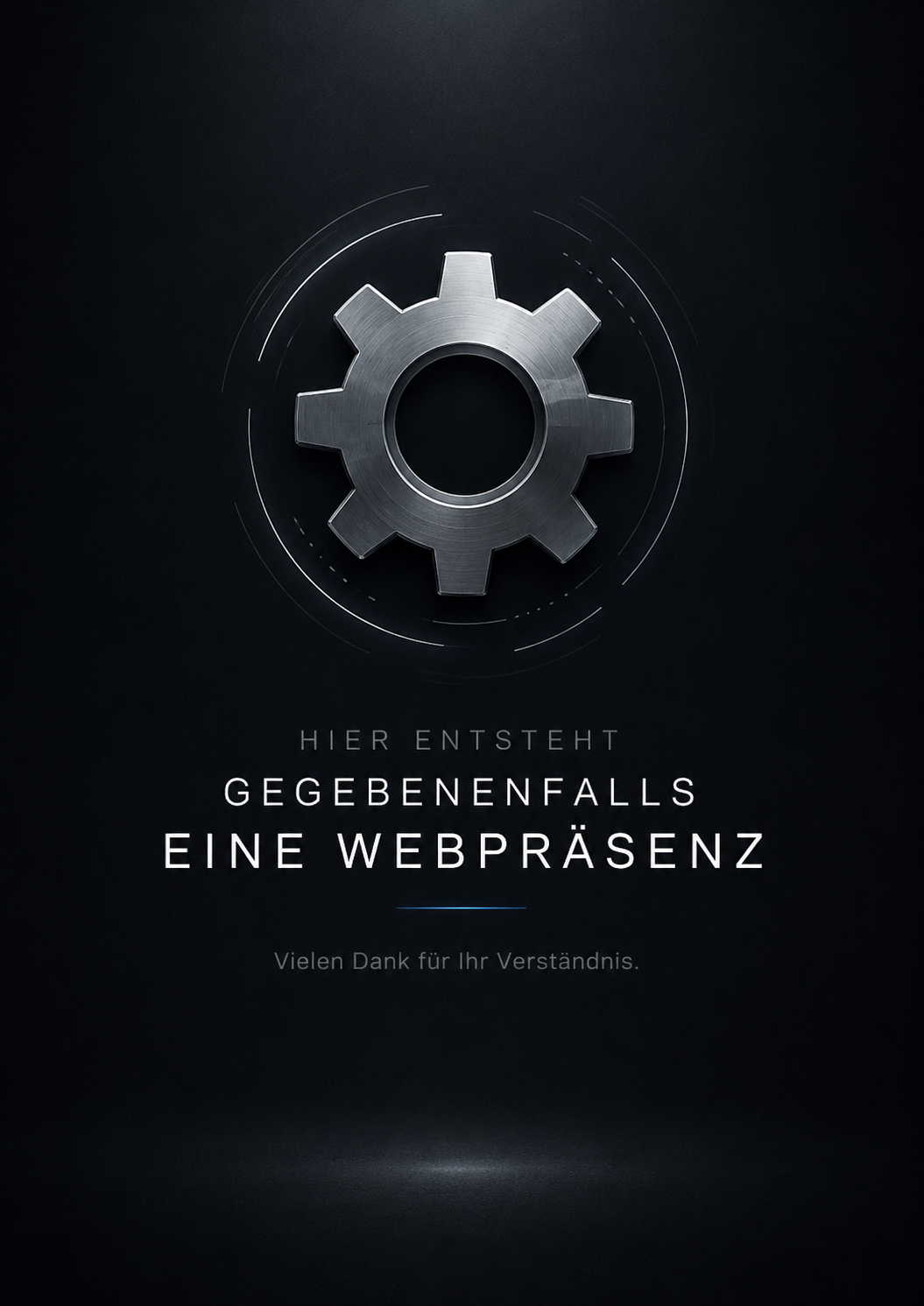 Hier entsteht gegebenenfalls eine Webpräsenz